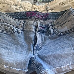 Fox Women's Light Blue Jean Shorts